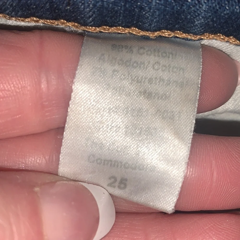 Current/Elliott Jean Shorts Cuffed Size 25-0